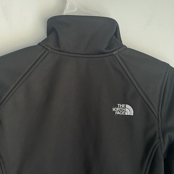The North Face WindWall Softshell Jacket Women’s S Black Full Zip Surgical Logo - Picture 11 of 15